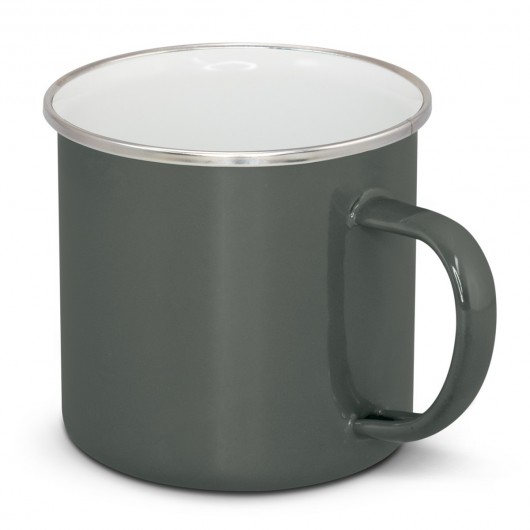 Cremorne Enamel Mugs grey